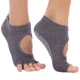 Жіночі шкарпетки для йоги з відкритими пальцями Yoga Socks протиковзкі розмір 36-41 сірі (GI-6872) - зображення 8