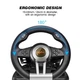 Ігрове кермо PXN V3 Pro (PC/PS3/PS4/Xbox One/Switch) з педалями – універсальний геймпад - зображення 4