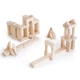 Деревянные кубики Guidecraft Unit Blocks из неокрашенного дерева Геометрические формы, 84 шт. (G2121B) - изображение 2