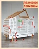 Кровать Домик спорт 165см 80/160см Белая - изображение 4