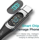 Кабель з дисплеєм Essager ES-XCTT1-YDA01 Type-C to Type-C PD 100W 1m - Black - зображення 6
