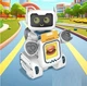 Детский развивающий умный робот картридер W TOYS с 123 карточками на украинском языке песнями и сказками - изображение 3