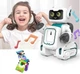 Детский развивающий умный робот картридер W TOYS с 123 карточками на украинском языке песнями и сказками - изображение 4