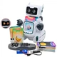Детский развивающий умный робот картридер W TOYS с 123 карточками на украинском языке песнями и сказками - изображение 11