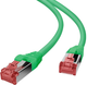 Патч-корд Helos S/FTP Cat 6 20 m Green (4005938180288) - зображення 1