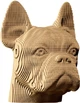 3D пазл-конструктор Cartonic 3D Puzzle Bulldog Бульдог Картонный (CARTMBDG) - изображение 3