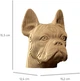 3D пазл-конструктор Cartonic 3D Puzzle Bulldog Бульдог Картонный (CARTMBDG) - изображение 6