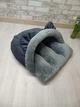 Лежак норка з капюшоном для котів та собак Animals_joy M 70*60 cм (031) - изображение 4