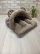 Лежак норка з капюшоном для котів та собак Animals_joy M 70*60 cм (032) - изображение 9