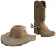 Картонный 3D пазл-конструктор Cartonic 3D Puzzle Western Hat And Boot (CARTWEST) - изображение 1