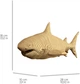 3D пазл-конструктор Cartonic 3D Puzzle Shark Картонный (CARTSHARK) - изображение 5