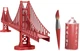 Картонний 3D пазл-конструктор Cartonic 3D Puzzle Golden Gate Bridge (CARTGGB) - зображення 10
