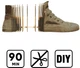 3D пазл-конструктор Cartonic 3D Puzzle High top sneaker Высокие кеды Картонный (CARTHTSNK) - изображение 7