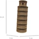 Картонний 3D пазл-конструктор Cartonic 3D Puzzle Leaning Tower of Pisa (CARTPISA) - зображення 3