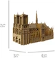 Картонний 3D пазл-конструктор Cartonic 3D Puzzle Notre-Dame De Paris (CARTNOTRE) - зображення 5