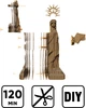 Картонный 3D пазл-конструктор Cartonic 3D Puzzle Statue of Liberty USA (CARTLIBUS) - изображение 6