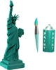 Картонный 3D пазл-конструктор Cartonic 3D Puzzle Statue of Liberty USA (CARTLIBUS) - изображение 7
