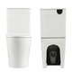 Унітаз підлоговий Qtap Virgo Ultra Quiet безобідковий з сидінням Soft-Close WHITE QT18226092AW - зображення 5