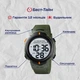 Мужские спортивные тактические часы Skmei Neon 10 Bar 1232 Store - изображение 5