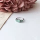 Срібна каблучка з натуральним смарагдом 2.633ct, вага виробу 3,17 гр (1803493) - зображення 8