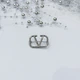 Серебряная брошка без камней (2175711) - изображение 6