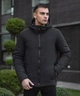 Зимняя мужская Куртка Pobedov "Dzen" до -18°C с капюшоном на силиконе черная размер XXL - изображение 3