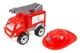 Іграшкова пожежна машина Technok Toys 3978 з каскою рухливі елементи пластик 30 см червоний (RZN-23099236) - изображение 5