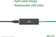 Сетевой адаптер USB Type C 3.2 \ Type A RJ45 5G ( 5000 Mbps) Realtek RTL8157 Для Ноутбука, ПК, планшета, телефона - изображение 4