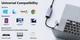 Сетевой адаптер USB Type C 3.2 \ Type A RJ45 5G 5000 Mbps Realtek RTL8157 Для ноутбука, ПК, планшета, телефона 0.15m - изображение 6