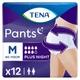 Труси-підгузки для дорослих Tena Pants Plus Night нічні розмір Medium 12 шт. (7322540839913) - изображение 1