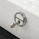Шкатулка Casegrace SP-01130 White для украшений и ювелирных изделий с зеркалом на замке с ключом - изображение 2