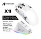 Мишка Attack Shark X11 PAW3311 з док-станцією Біла - зображення 1