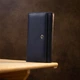 Кошелек женский кожаный с монетницей для кредитных карт ST Leather Темно-синий 39524 - изображение 7