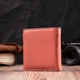 Женский кошелек ST Leather из натуральной кожи оранжевый средний двойного сложения с монетницей компактный 55877 - изображение 7