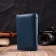 Женский кожаный кошелек ST Leather разноцветный тройного сложения средний на магните с монетницей 55532 - изображение 7