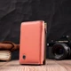 Женский кошелек ST Leather из натуральной кожи разноцветный тройного сложения с монетницей 55635 - изображение 6