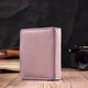 Женский кожаный кошелек ST Leather бежевый вертикальный средний на магните с монетницей 55530 - изображение 7