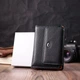 Женский кожаный кошелек ST Leather черный горизонтальный средний на магните 9 карт с монетницей 55546 - изображение 8