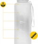 Бутылка для воды спортивная 4FIZJO 1000 мл Grey (P-5905973404273) - изображение 4