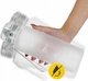 Бутылка для воды спортивная 4FIZJO 1000 мл Grey (P-5905973404273) - изображение 5