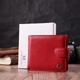 Женский кошелек ST Leather из натуральной кожи красный средний 11 5х10 3 см с монетницей на кнопке 55764 - изображение 9