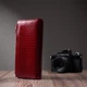 Женский лакированный кошелек ST Leather из натуральной кожи с тиснением под рептилию красный 55660 - изображение 10