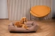 Лежак Harley and Cho Dreamer Cacao Velvet M 70x50 cm Бежевый для собак и кошек (3000502) - изображение 10