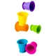 Тактильная игрушка Fat Brain Toys Suction Kupz Мягкие чашки 6 штук (FA183-1) - изображение 4