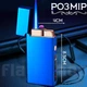 Двухрежимная подарочная зажигалка с зарядкой от USB в подарочной упаковке LG-635 (синяя) - изображение 3