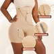 Утягивающие корректирующие шорты с корсетом на поясе Slim L/XL (76-86см) бежевые - изображение 7