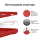 Чохол Kassel Silicone Full Case Protective для iPhone 15 з мікрофіброю червоний Red - зображення 3