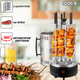 Шашличниця електрична на 6 шампурів Domotec BBQ MS-7781 електрошашличниця вертикальна для дому 1000Вт Чорна - зображення 2