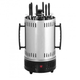 Шашличниця електрична на 6 шампурів Domotec BBQ MS-7781 електрошашличниця вертикальна для дому 1000Вт Чорна - зображення 3
