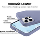 Чохол Kassel Silicone Full Case Protective для iPhone 13 Pro з мікрофіброю сірий Lavender Gray - зображення 4